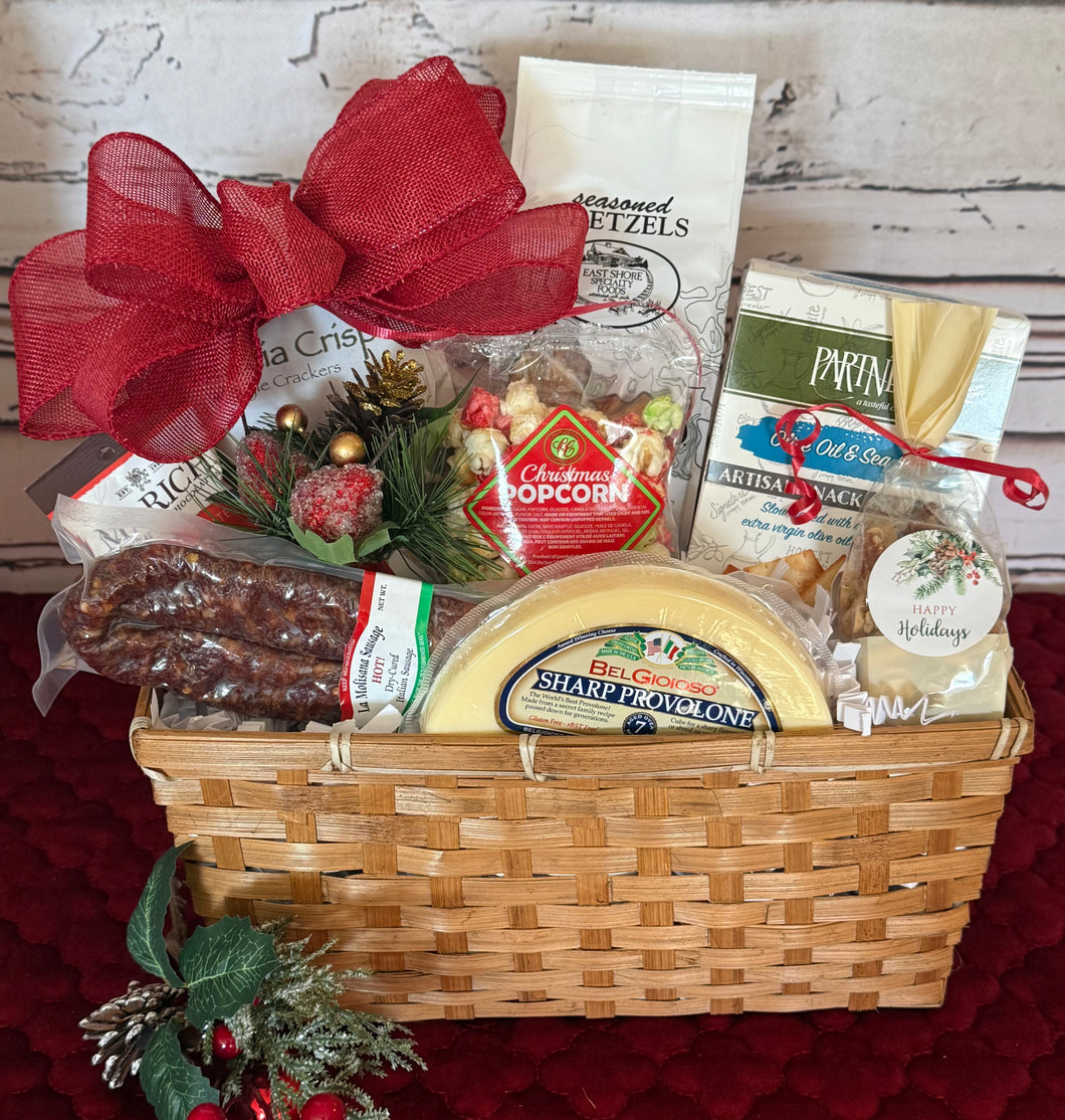 Festive Holiday Charcuterie with sweets and treats