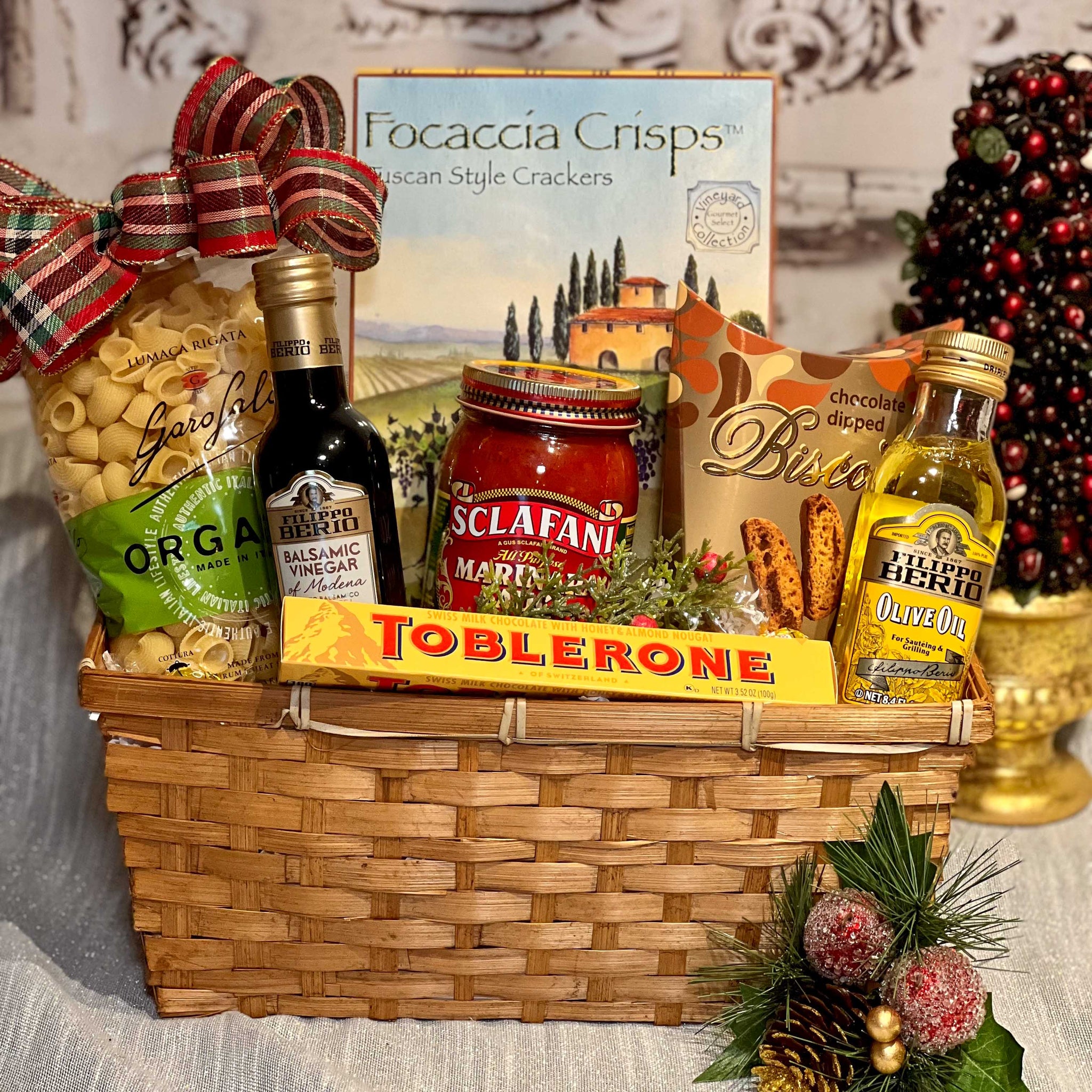 Delicious Holiday Gift Basket sale